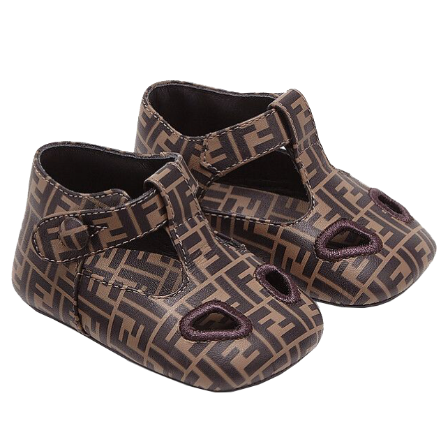 Baby allover print Crib Shoes
