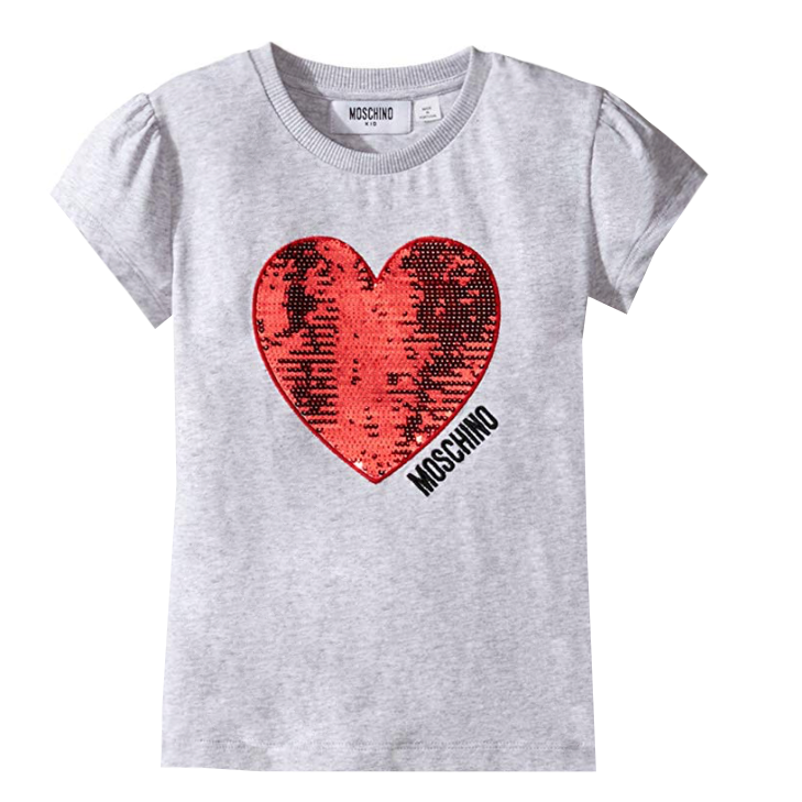 Girls SS Heart Logo T-shirt
