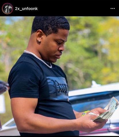 Black on Black Logo Tee Shirt