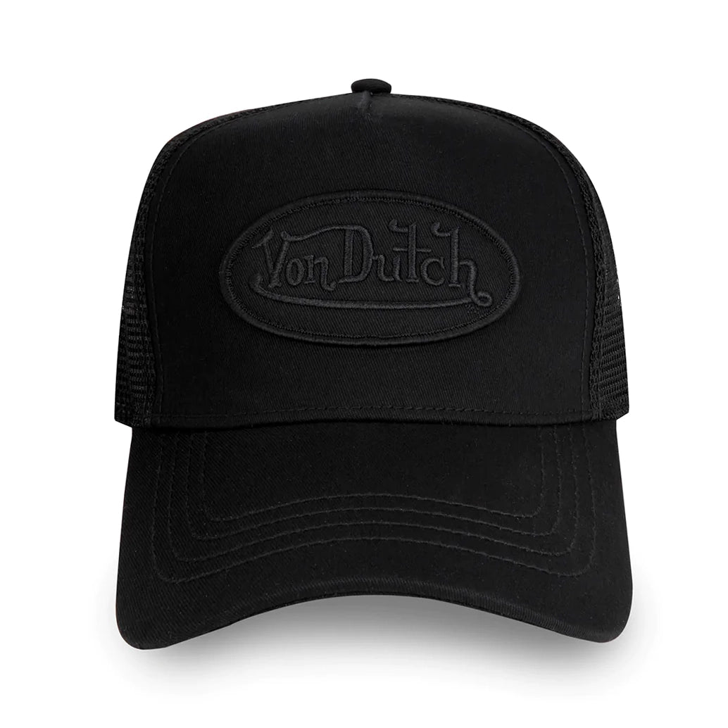 VON DUTCH TRIPLE BLACK TRUCKER