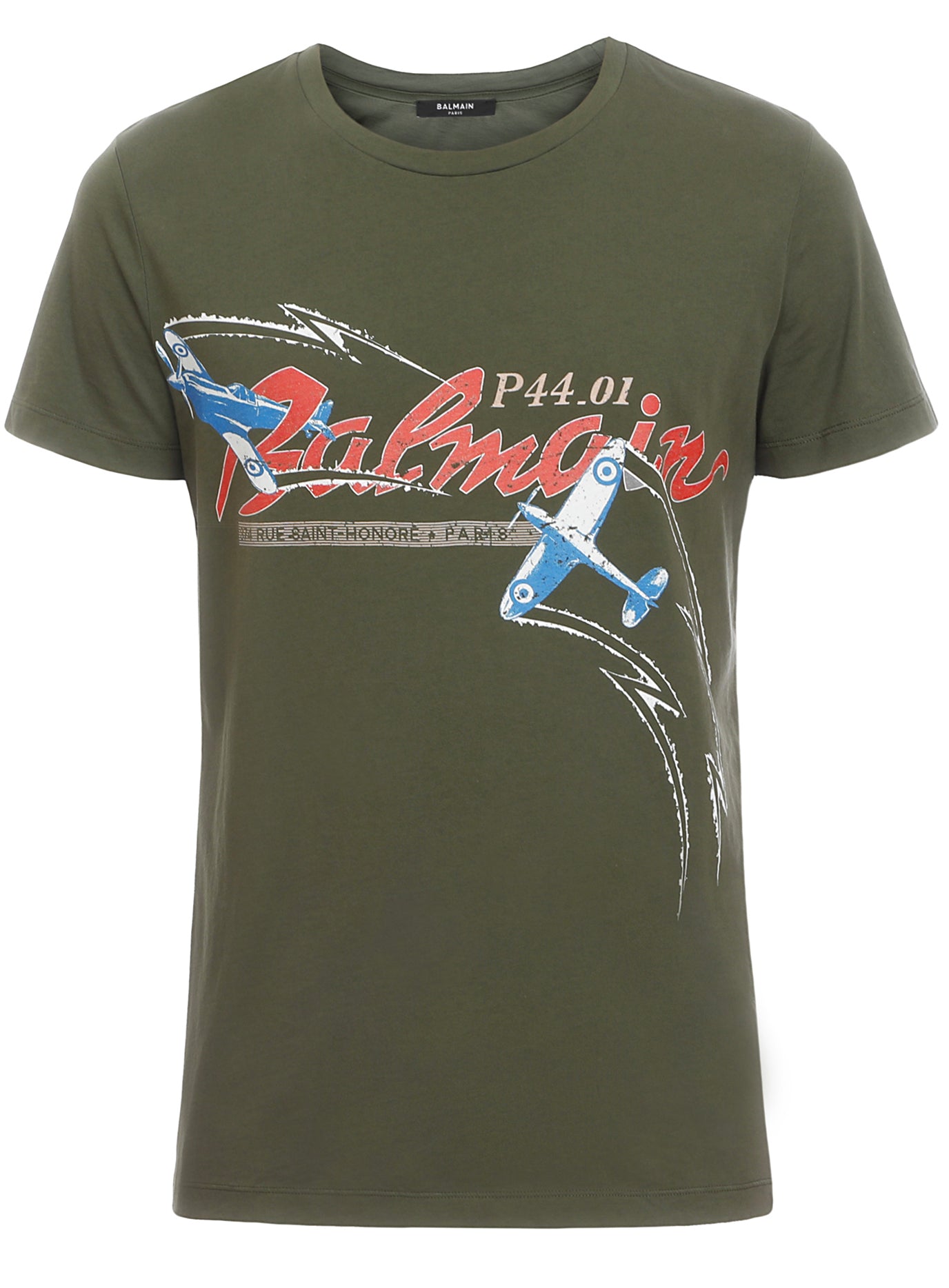 Balmain Aviator Printed T-Shirt - Green