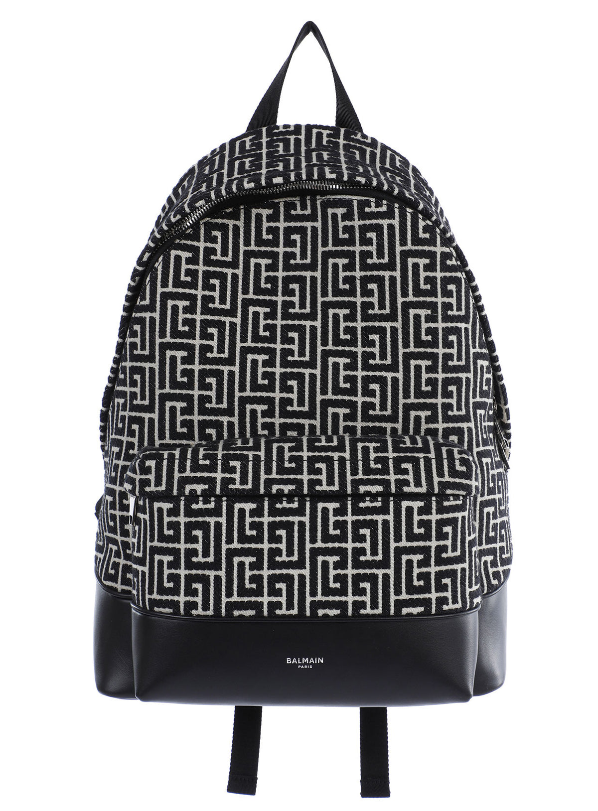 BACKPACK-MONOGRAM JACQUARD - IVORY/BLACK