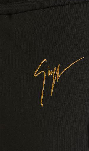 Asher Jogger With Logo - Black