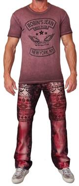 Robin's Jean In Sioux Print (Black Diamond Swarovski)