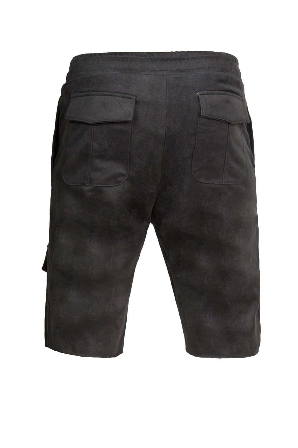 Homme + Femme Accent cargo shorts in dark grey — alternate view 3