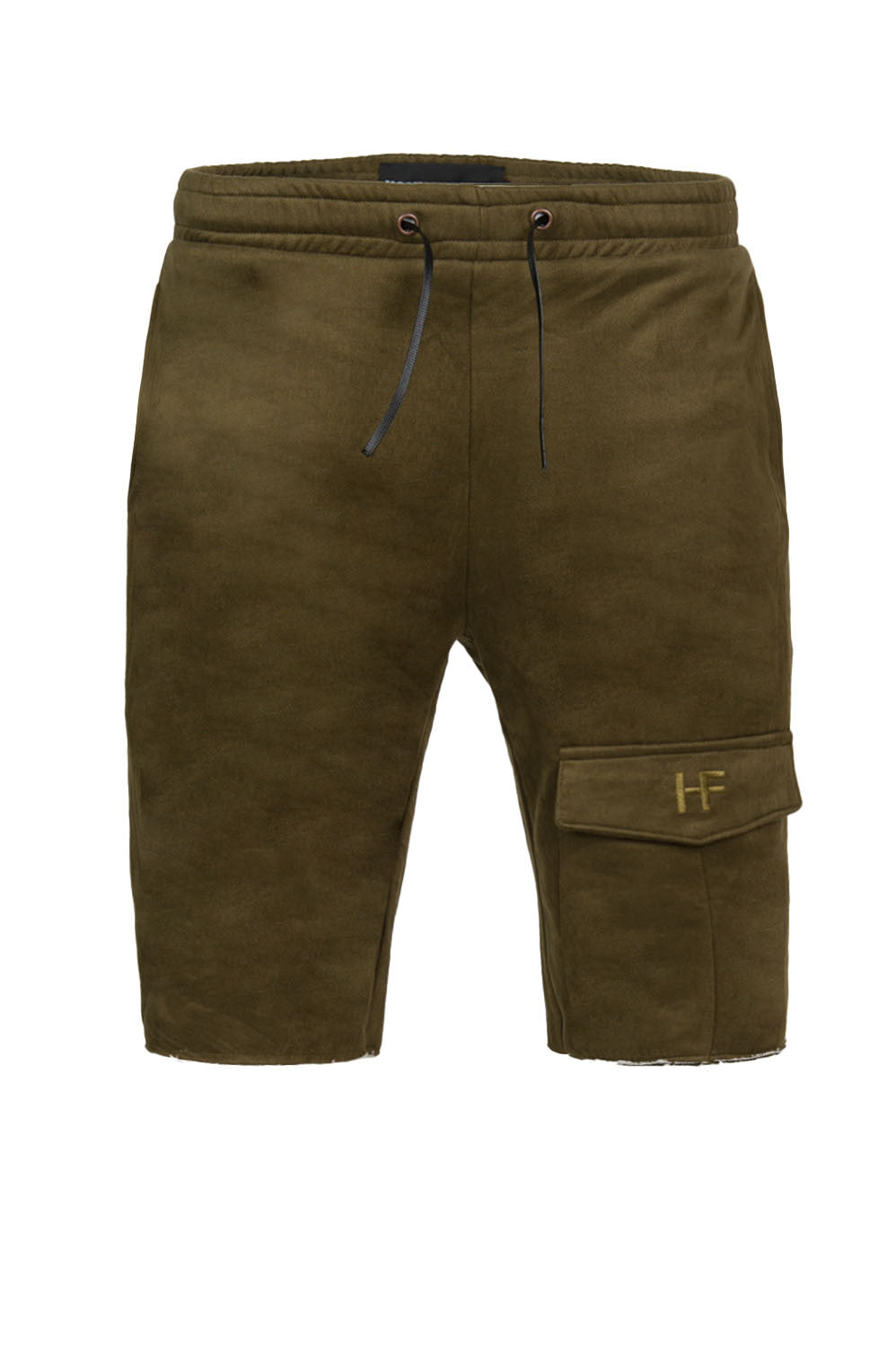 Homme + Femme Accent Shorts in olive – view 1 of 3