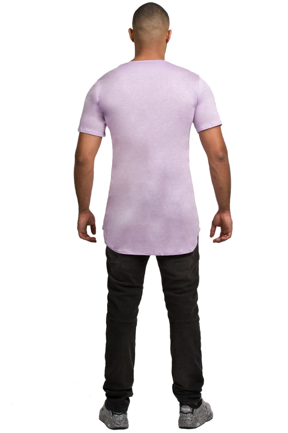 Kash Elongated Tunic in lavender – view 4 of 4