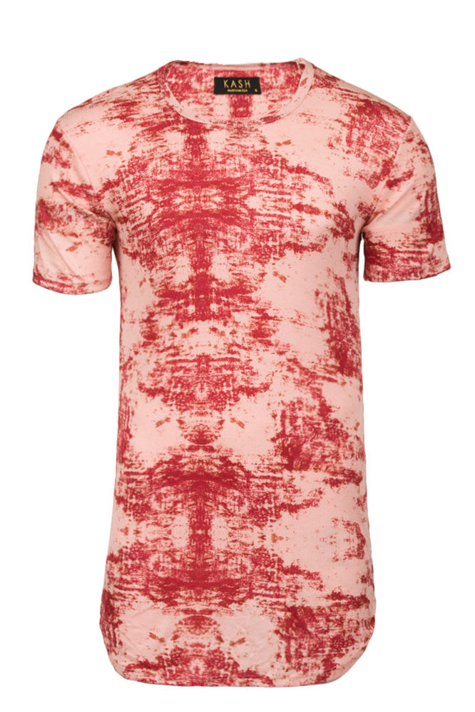 Kash Elongated Red Ink Blot Tunic – view 6 of 7