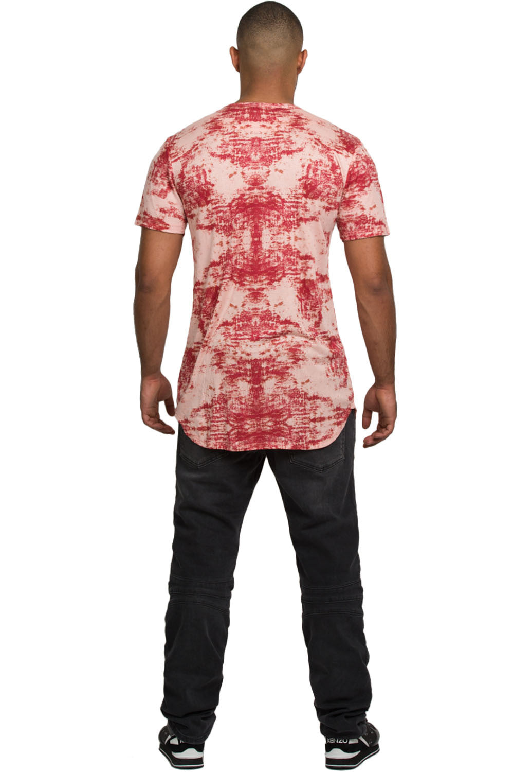 Kash Elongated Red Ink Blot Tunic – view 5 of 7