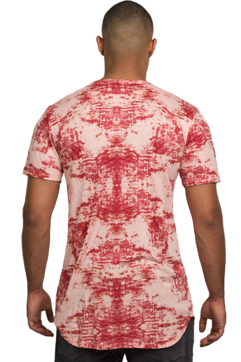 Kash Elongated Red Ink Blot Tunic – view 2 of 7