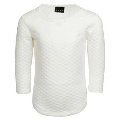 Kids Quilted Extended Cream Long Sleeve