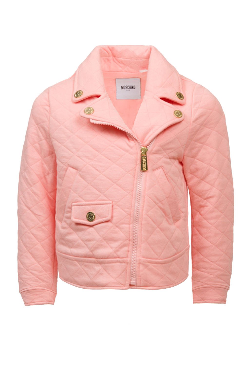 Girls Quilted Moto Jacket