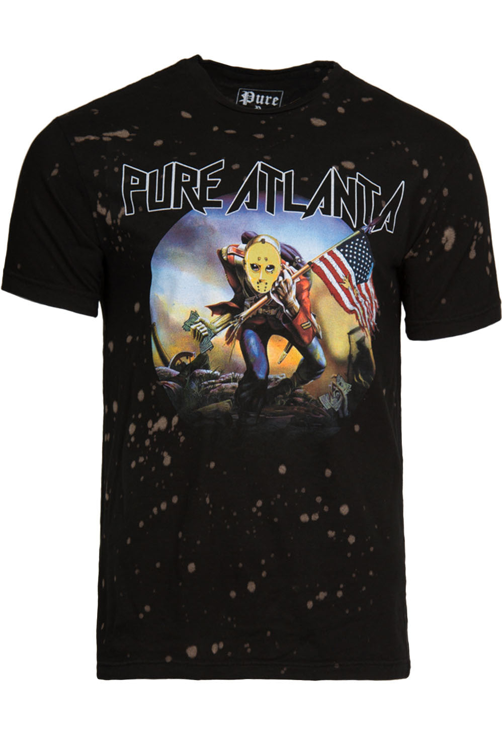 Pure World Tour Tee in acid wash – view 1 of 2