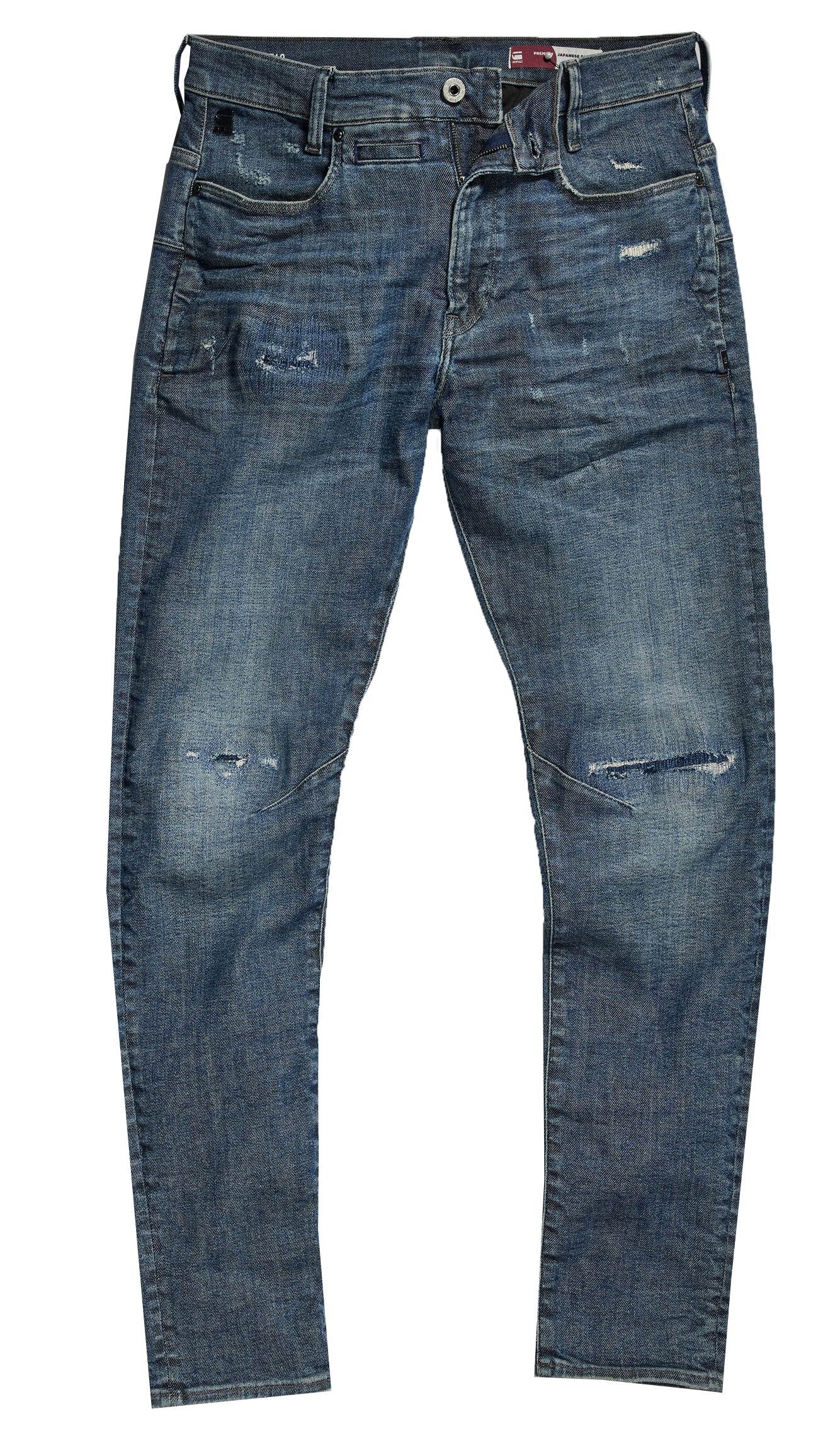 G-Star RAW Boraki Superstretch Denim jeans in Faded Blues Restored – view 1 of 3