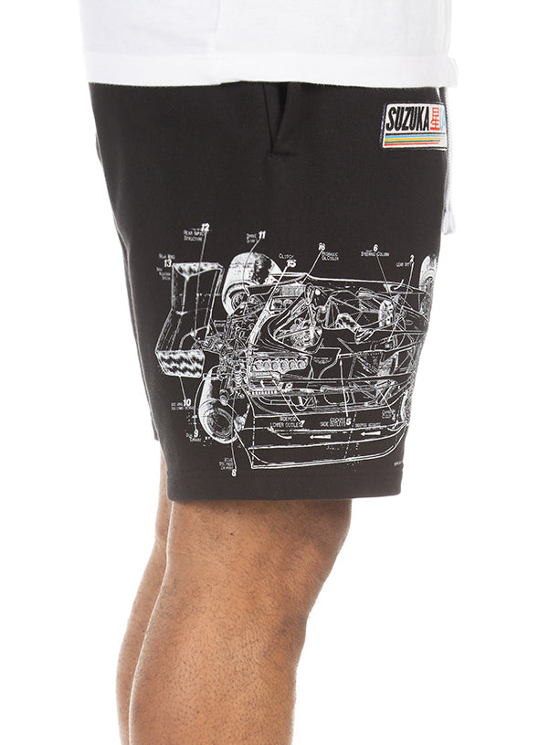 BB DIPSTICK SHORT - BLACK