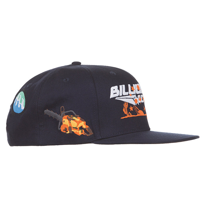 Billionaire Boys Club BB Yellowstone Snapback Hat in navy – view 4 of 4