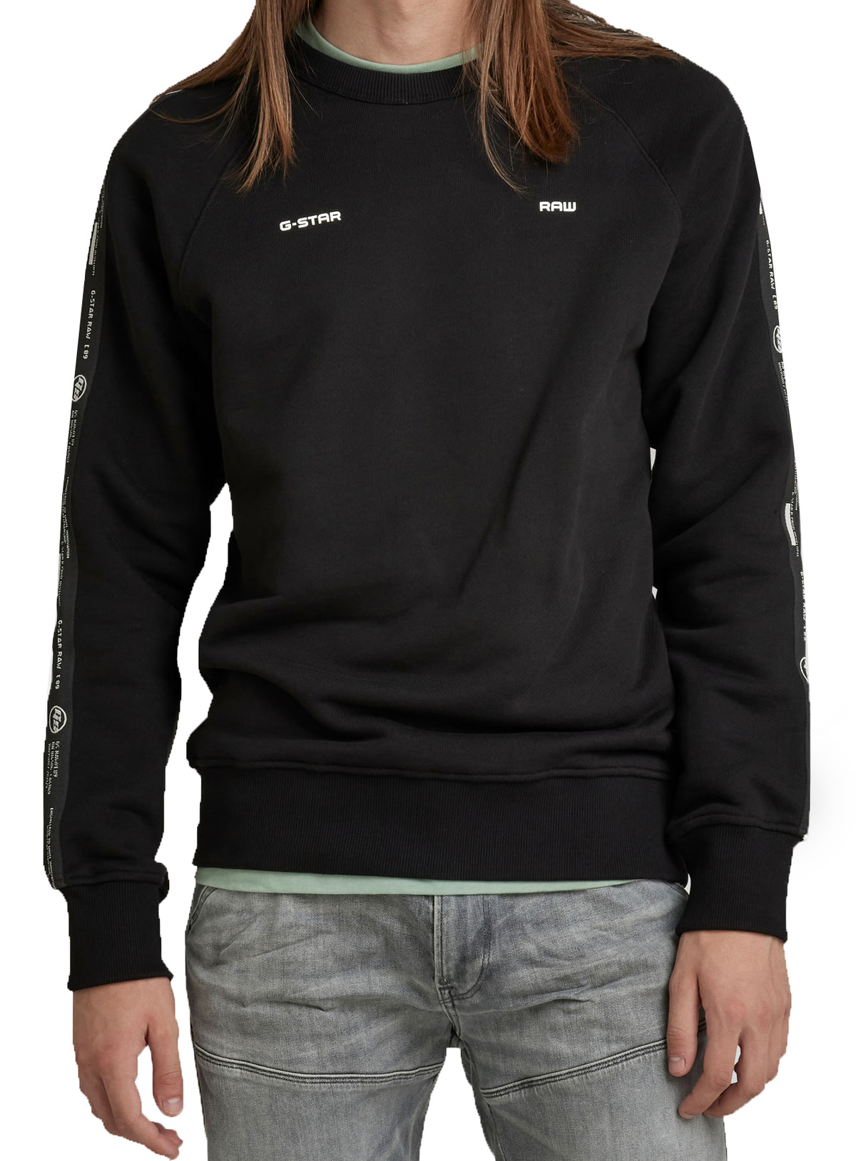 TAPE RAGLAN SW R - DK BLACK