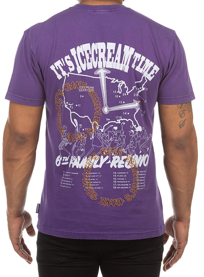 FAMILY REUNION SS KNIT TOP - PRISM VIOLET