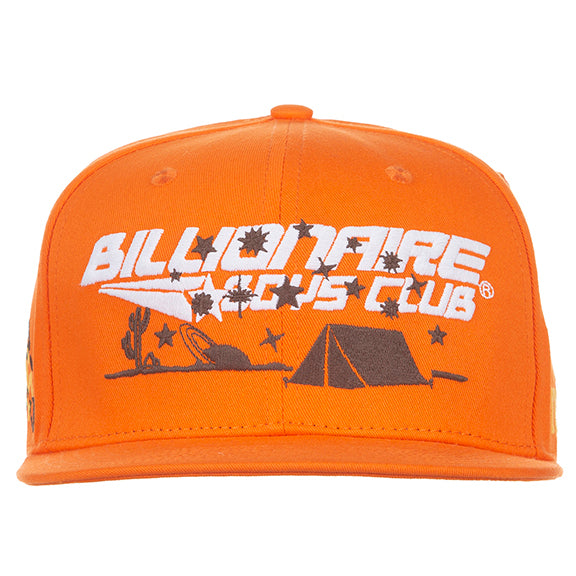 BB YELLOWSTONE SNAPBACK HAT - RED ORANGE