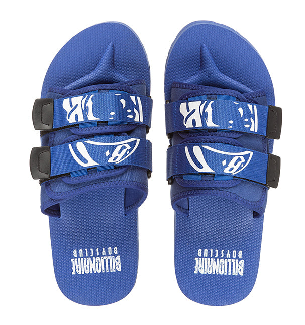 Billionaire Boys Club BB Cosmic Slides in Wedgewood blue – view 1 of 3
