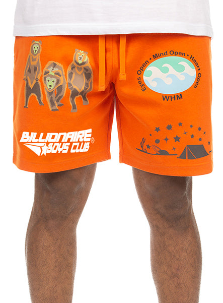 BB PEAK SHORTS - RED ORANGE