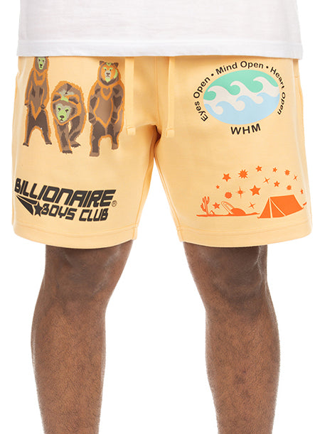 BB PEAK SHORTS - YELLOW