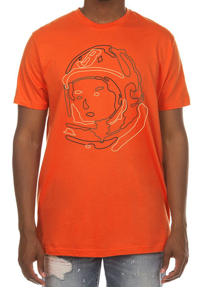 BB SPACETIME SS TEE - RED ORANGE