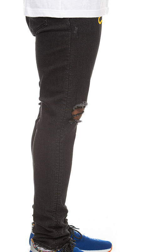 Icecream Running Dog Jean in black rinse – view 3 of 3