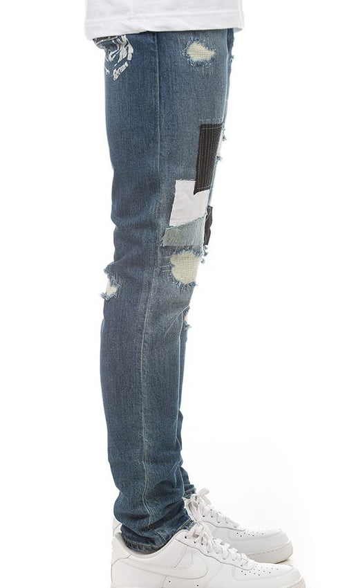 Billionaire Boys Club BB Jericho jeans in Vega wash – view 3 of 3