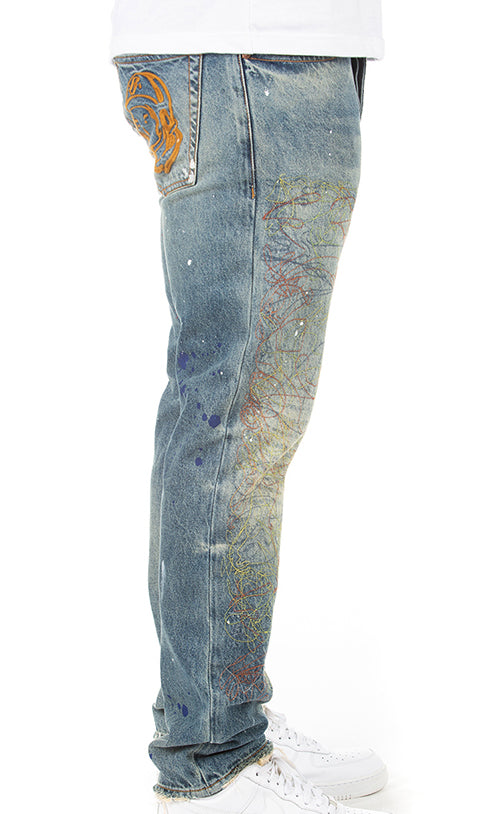 BB WIRED JEANS - BLUE