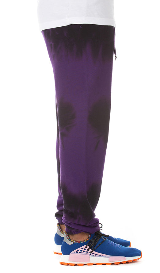 FADED SWEATPANTS-PURPLE