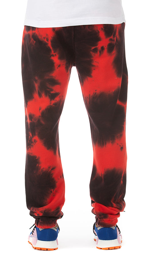 FADED SWEATPANTS-RED