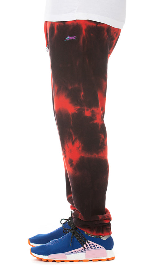 FADED SWEATPANTS-RED