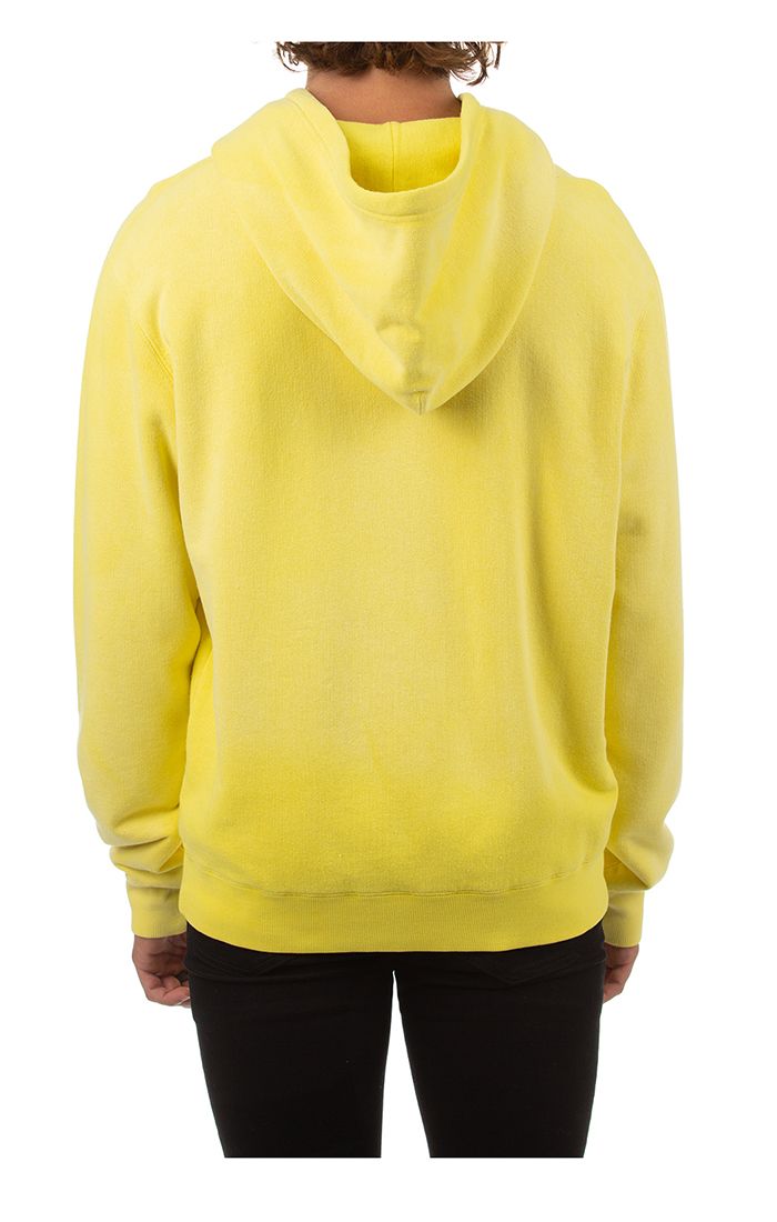BB VINTAGE ARCH HOODIE - YELLOW CREAM