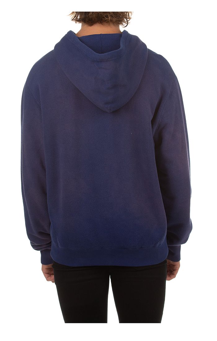 BB VINTAGE ARCH HOODIE - BLUE DEPTHS