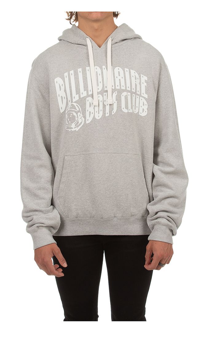 BB VINTAGE ARCH HOODIE - HEATHER GREY