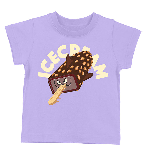 ALMOND FUDGE SS TEE-PURPLE