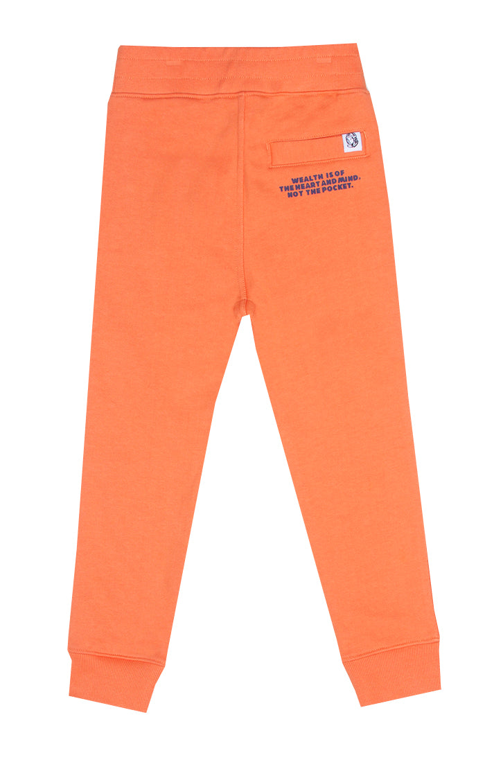 Billionaire Boys Club Kids BB Future Sweatpant in Emberglow orange – view 2 of 2