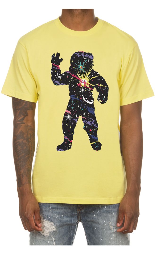 BB COSMIC ASTRO SS TEE - YELLOW CREAM
