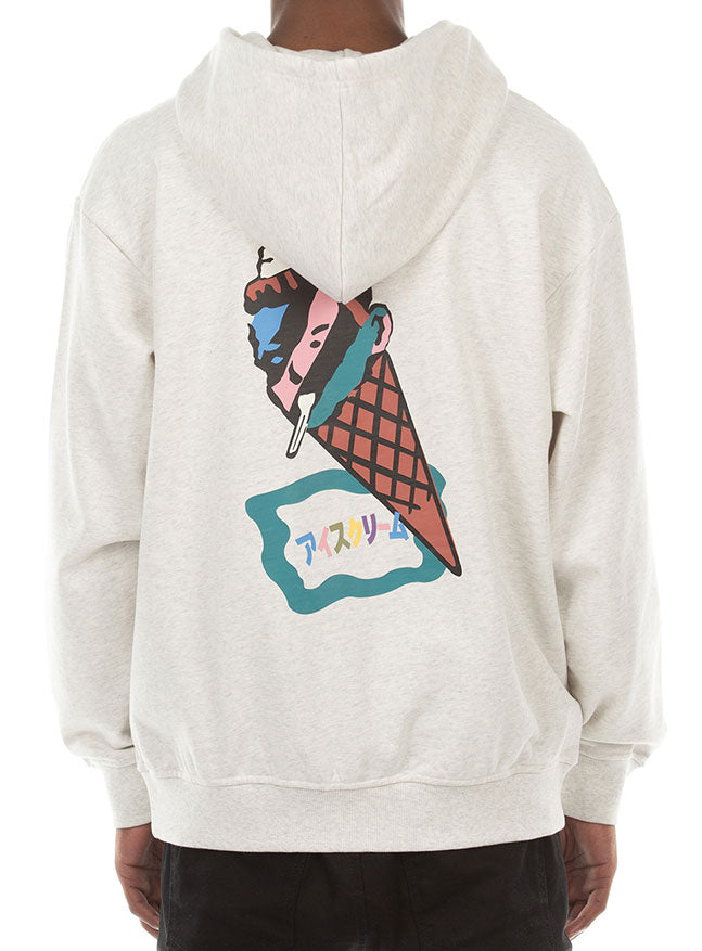 COLOUR HOODIE - LIGHT HEATHER GREY