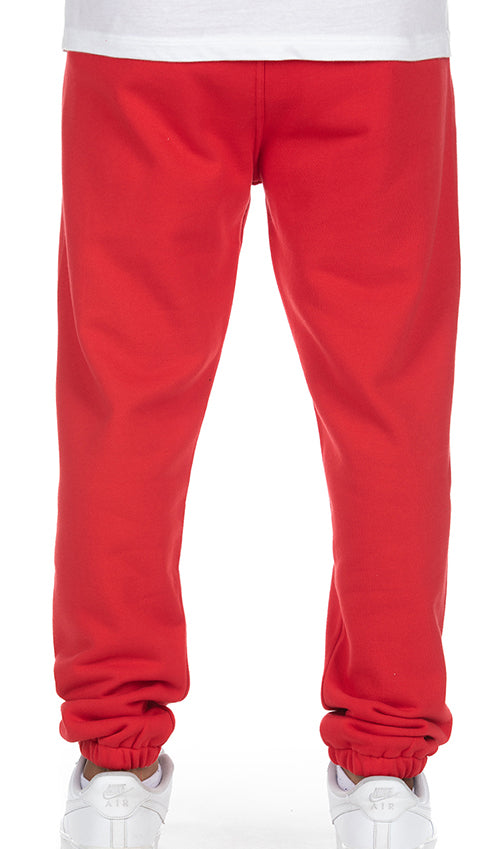 RUNNING DOG SWEATPANTS - TRUE RED