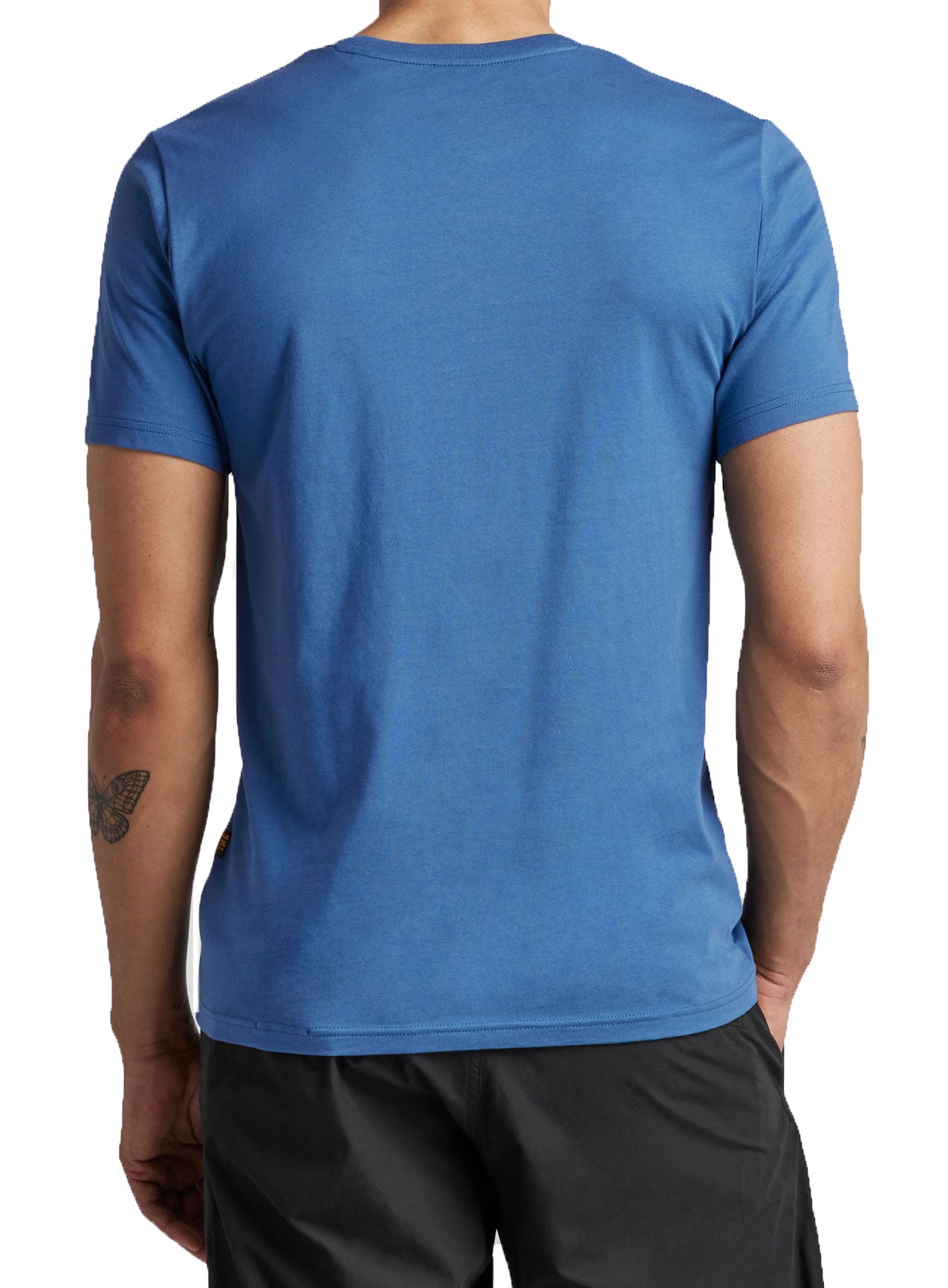 G-Star RAW Raw Originals Slim T-Shirt in retro blue – view 2 of 2