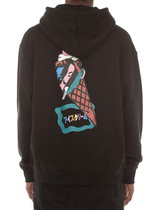 COLOUR HOODIE - BLACK