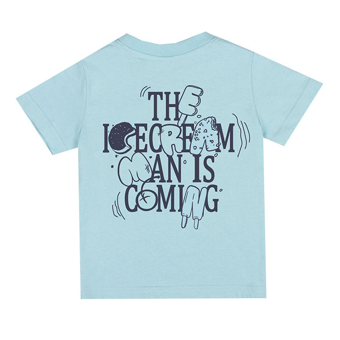 CONES SHAKES SUNDAES SS TEE - SKY BLUE