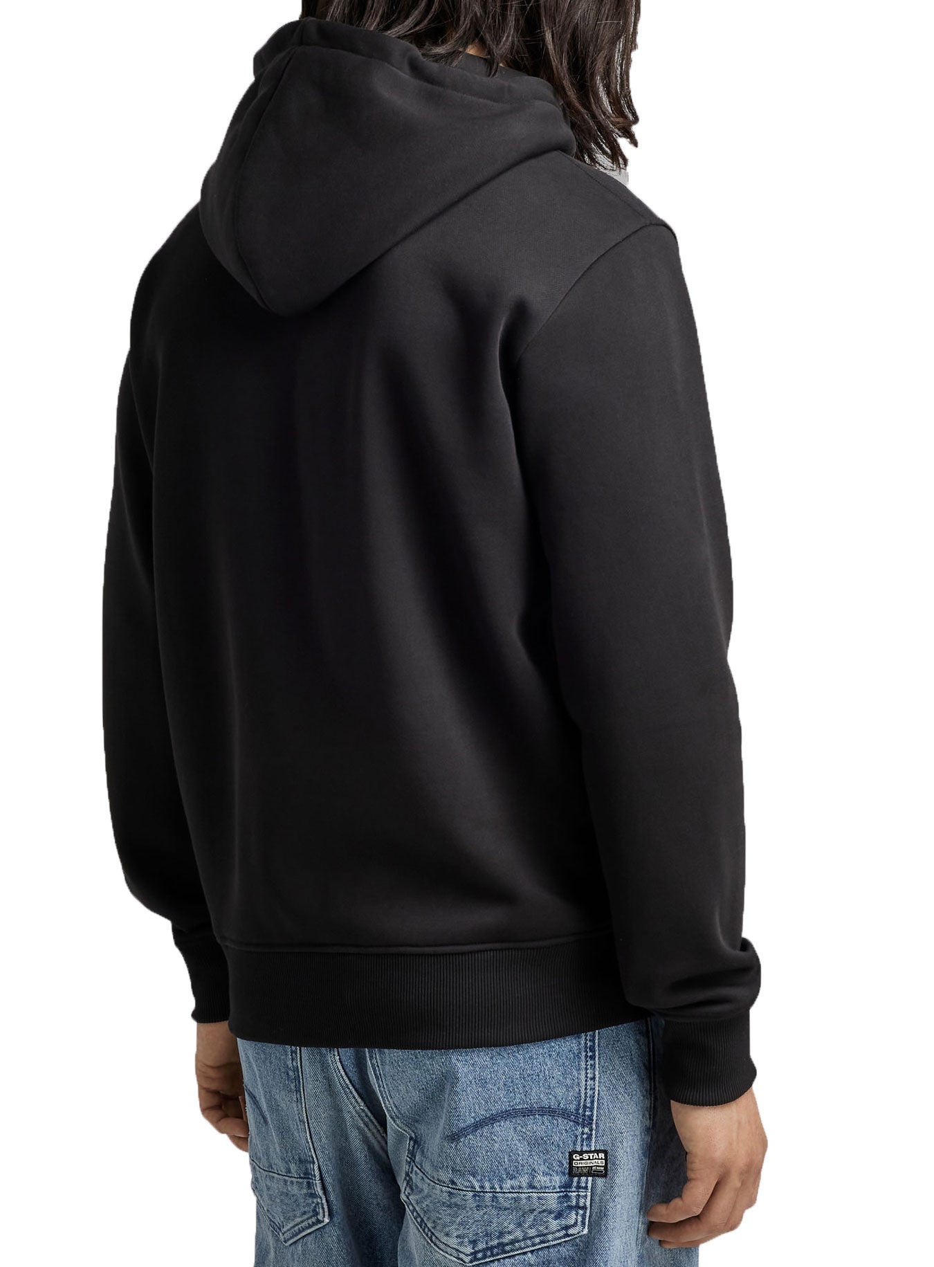 G-Star Raw Triple Raw Hooded Sweatshirt in black – view 2 of 2