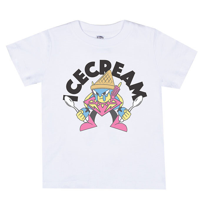KIDS SCOOPS SS TEE - WHITE