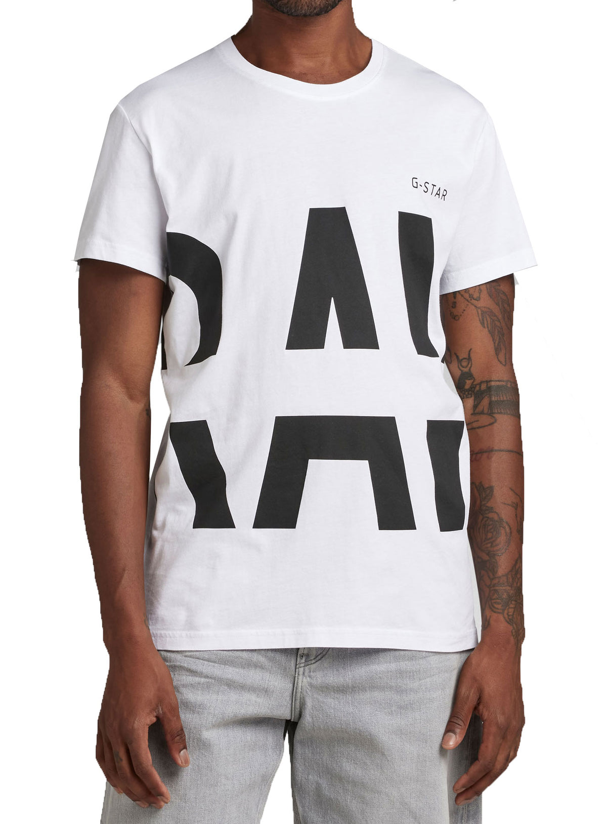 RAW STRIKE THRU R T - WHITE