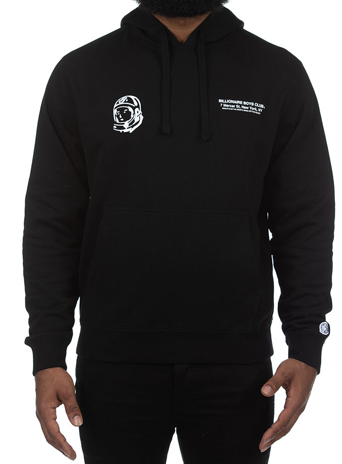 BB AIR SPACE HOODIE (OVERSIZED FIT) - BLACK