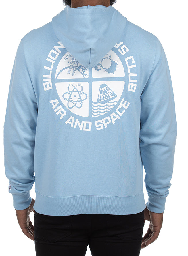 BB AIR SPACE HOODIE - PLACID BLUE