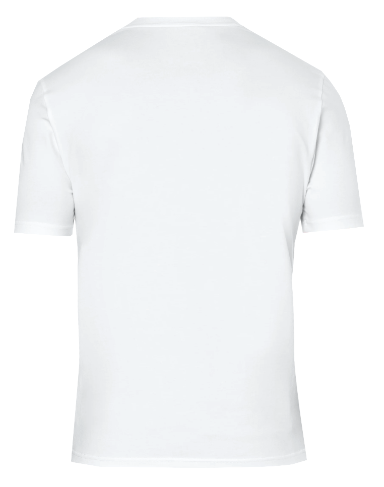 COTTON T-SHIRT WITH LOGO PRINT - WHITE